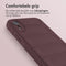 iMoshion Hoesje Geschikt voor iPhone Xr Hoesje Siliconen - iMoshion EasyGrip Backcover - Aubergine