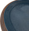 vidaXL - Opzetwasbak - ovaal - 59x40x15 - cm - keramiek - bruin - en - blauw