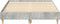 vidaXL - Bedframe - 120x190 - cm - Beton - Grijs - Gemaakt - van - Hout