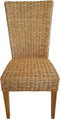 SVJ Eetkamerstoel Rechthoekig - 60 x 48 x 98 cm - Rotan - Lichtbruin