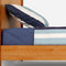 Set beddengoed Benetton Geel Blauw Kersen 3 Onderdelen
