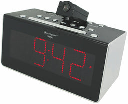 Soundmaster FUR6005 - Wekkerradio - Projectieklok met FM-radio en snoozefunctie - Zwart