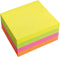 Info sticky notes - Powernotes - 4 x 80 vel - 75x75mm - geel, roze, groen, oranje - IN-5654-39-PN