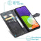 iMoshion Hoesje Geschikt voor Samsung Galaxy M22 / A22 (4G) Hoesje Met Pasjeshouder - iMoshion Mandala Bookcase - Zwart