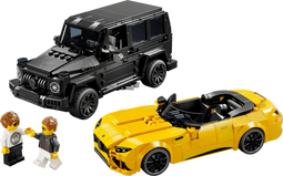 LEGO Speed Champions - Mercedes-AMG G 63 en SL 63 - 2 minifiguren - zwart/geel
