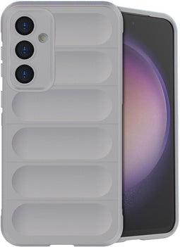 imoshion Hoesje - Geschikt voor Samsung Galaxy S23 FE - EasyGrip Backcover - Grijs