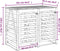 vidaXL - Containerberging - dubbel - massief - grenenhout