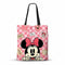 Karactermania - Disney - Minnie Mouse - Reis-FAN - Boodschappentas met rits - Shopper - Schoudertas - Handtas- Roze