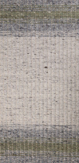 Varenna Green Vloerkleed - 250x300 - Rechthoek - Laagpolig,Structuur Tapijt - Industrieel - Grijs, Groen, Wit