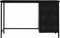 vidaXL - Bureau - met - lades - industrieel - 120x55x75 - cm - staal - zwart