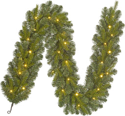 Black Box Trees Flachau Guirlande - Warm Witte LED Verlichting - L180 cm - Groen
