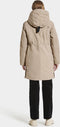 Didriksons Leya - WNS Parka - Gewatteerd met capuchon - Beige
