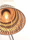 GOOD&MOJO Wandlamp Java - Bamboe Naturel/Zwart - Ø15cm - Binnen Modern