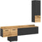 Furnilux Goal - Woonkamercombinatie - Tijdloos design - Bruin - 37x195x196cm