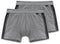 Schiesser Cotton Stretch - Heren Boxershort - 2-pack - Antraciet (2 stuks)
