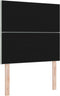 vidaXL - Hoofdbord - met - Diamantmotief - in - Lichtgrijs - 100 - cm - van - Velvet