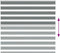 vidaXL - Zebra - rolgordijn - 155x150 - cm - stofbreedte - 150,9 - cm - donkergrijs