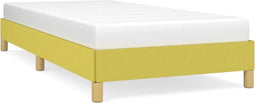 vidaXL - Bedframe - zonder - matras - 100x200 - cm - stof - groen