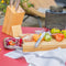 Livoo - Snijplank - met - opberglade - hout - beige