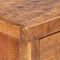 vidaXL - Wandtafel - 120x32x80 - cm - massief - ruw - acaciahout