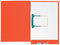 Clipexmap Secolor A4 lateraal rood - 50 stuks