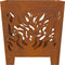 vidaXL - Vuurkorf - Vierkant - 40x40x40 - cm - Weerbestendig - Staal