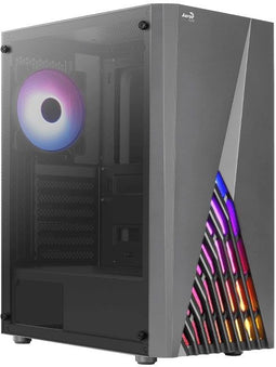 Aerocool Delta - Tower Behuizing - 12cm ARGB Fan - Gehard Glas Sidepanel