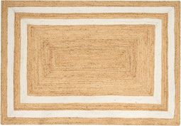 GEMEREK- Vloerkleed - Beige - 160 x 230 cm - Jute