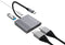 Conceptronic DONN13G - USB 3.2 Gen 1 Type-C Hub - 4K Ultra HD - Grijs
