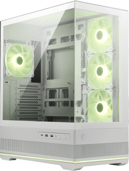 MSI MAG PANO 110R PZ - Midi Tower - 3x 120 mm ventilatoren - Wit