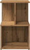 vidaXL - Nachtkastjes - 2 - st - 35x35x55cm - bewerkt - hout - artisanaal - eikenkleur
