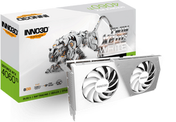 INNO3D GeForce RTX 4060 Ti - Videokaart - 8GB GDDR6 - Wit