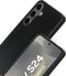 Mobiparts Galaxy S24 - TPU Case - Minimalistisch ontwerp met grip coating - Zwart