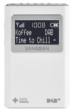 Sangean Pocket 390 - Portable Radio DAB+ FM - 10 voorkeurzenders - Wit
