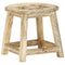 vidaXL - Kruk - handgeschilderd - 38x38x35 - cm - massief - mangohout