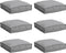 vidaXL - Zitkussens - voor - Pallet - 6 - stuks - Grijs - 40x40x8 - cm - Oxford - Stof