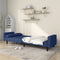 vidaXL - Slaapbank - 2-zits - met - 2 - kussens - stof - blauw