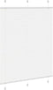 vidaXL - Plissé - rolgordijn - 105x100cm - stofbreedte - 104,4cm - polyester - wit