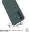 imoshion Hoesje - Geschikt voor Samsung Galaxy A34 (5G) - EasyGrip Backcover - Donkergroen