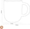 Leonardo - Geschenkverpakking Glas 400 ml - Vingerafdruk hart