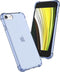 iMoshion Hoesje Geschikt voor iPhone SE (2022) / SE (2020) / 8 / 7 Hoesje Siliconen - iMoshion Shockproof Case - Blauw