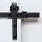 Intersteel Schuifdeursysteem Basic - Stalen rails 2x100 cm - Max 100 kg - Mat zwart