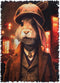 UNIDRAGON Houten Puzzel Voor Volwassenen Pop Art - Thomas Konijn - 250 stukjes - 32x23 cm