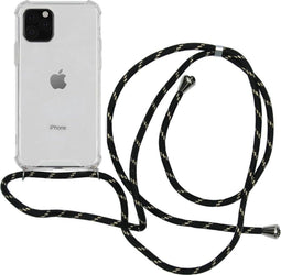 iMoshion Hoesje Geschikt voor iPhone 11 Pro Hoesje Met Koord - iMoshion Backcover met koord - Transparant