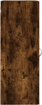 vidaXL - Hangkast - 34,5x34x90 - cm - gerookt - eikenkleurig