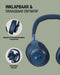 Fresh ‘n Rebel Clam - Draadloze over-ear koptelefoon - 35 uur speeltijd - Steel Blue