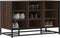 vidaXL - Schoenenbank - 84x40x53,5 - cm - bewerkt - hout - en - metaal - bruin - eiken