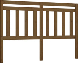 vidaXL - Hoofdbord - 126x4x100 - cm - massief - grenenhout - honingbruin