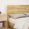 vidaXL - Hoofdbord - 120 cm - massief eikenhout - bruin