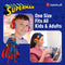 Lazerbuilt HMSM-BTLI-SUPEREYES - draadloze koptelefoon - led verlichting - Superman